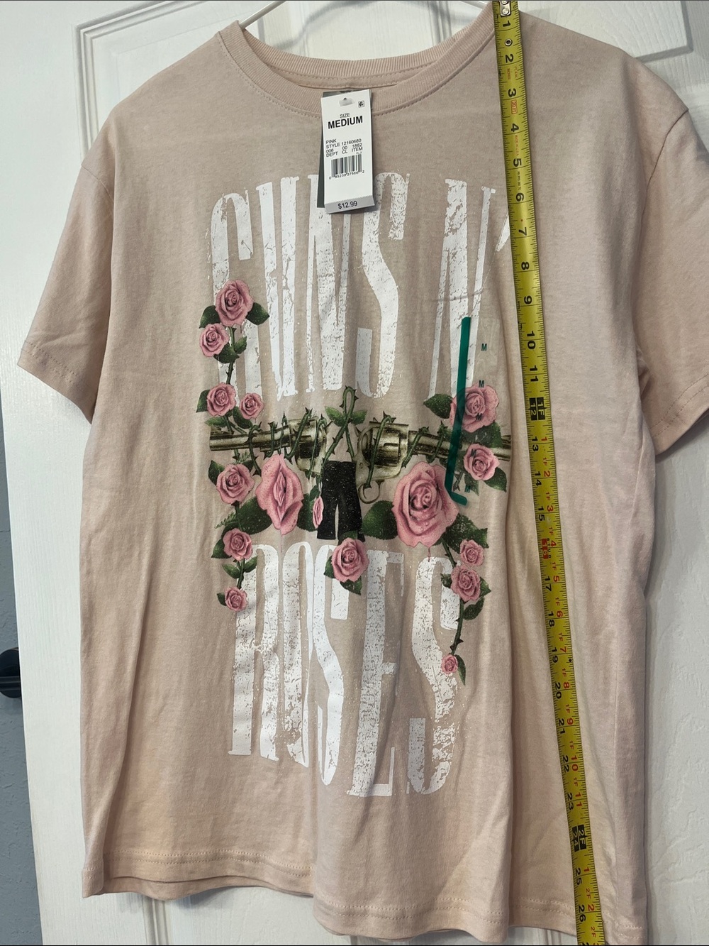Pink 'Guns N' Roses' Graphic Tee - Picture 6 of 6